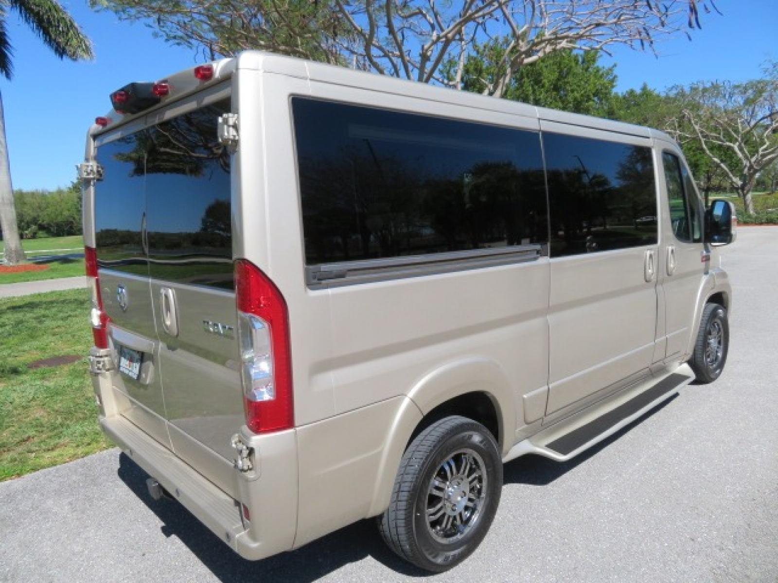 2016 Gold /Tan and Black Leather RAM Promaster (3C6TRVAG5GE) , located at 4301 Oak Circle #19, Boca Raton, FL, 33431, (954) 561-2499, 26.388861, -80.084038 - You are looking at a Gorgeous 2016 Ram Promaster Tempest X Handicap Wheelchair Conversion Van with 30K Original Miles, Lowered Floor, Dual Side Entry Doors, Power Passenger Side Entry Door, 750lb Braunability Wheelchair Lift, 4 Passenger Rear Power Bench Seat/Bed, Navigation, Rear Entertainment, Sur - Photo #29